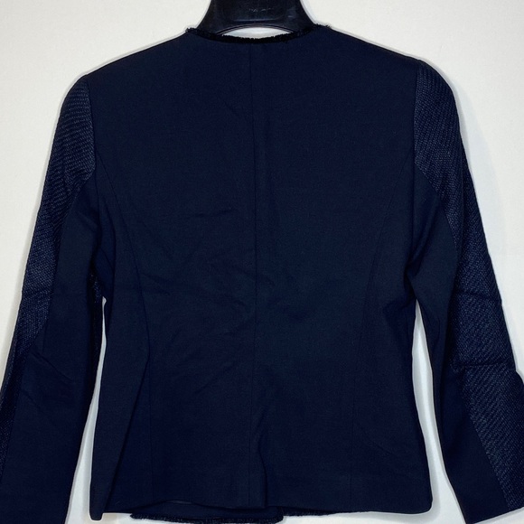 Escada Women's Black Textured Blazer Size 34 - Picture 5 of 8